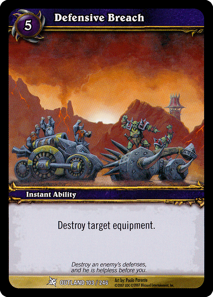Defensive Breach